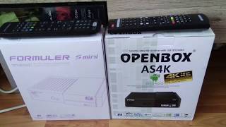 Openbox AS4K vs Formuler S mini [upl. by Aleen]