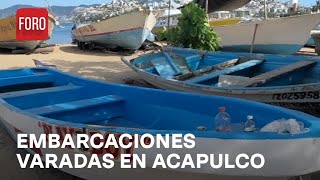 Playas son cementerios de embarcaciones en Acapulco  Las Noticias [upl. by Adnirb]