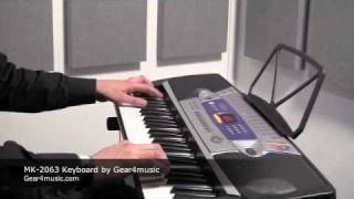 Overview of the MK2063 Keyboard by Gear4musiccom [upl. by Jorie]