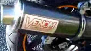 HYOSUNG GT650R VENOM EXHAUST [upl. by Jacobson]