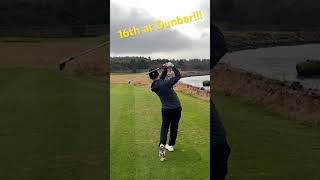 16th at Dunbar Links golf at its finest golf linksgolf golfswing [upl. by Eelorac381]