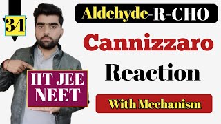 L34 Cannizzaro Reaction  With easy trick amp Mechanism  JEE NEET AIIMS PhysicsWallah [upl. by Delgado]