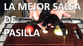 Así se Hace la Famosa Salsa de Chile Pasilla [upl. by Andree628]