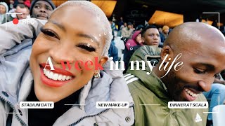 VLOG CAPE TOWN JUST TO BREATHE A STADIUM DATE TRYING NEW MAKEUP DINNER AT SCALA  TWIGGY MOLI [upl. by Anailli434]