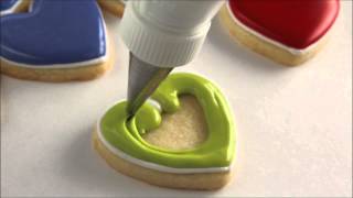 How to decorate a cookie with Royal Icing Video [upl. by Killarney]