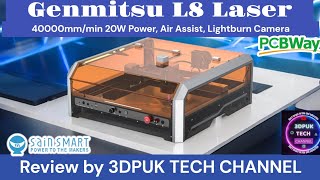 Sainsmart Genmitsu L8 40000mm 20w laser review [upl. by Calabrese]