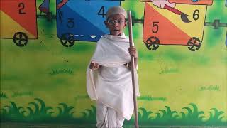 Mahatma Gandhi fancy dress competition winner [upl. by Hackett982]