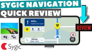 Sygic Navigation App Quick Review [upl. by Brey]