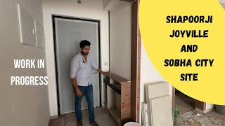 Interior work at shapoorjipallonji joyville sobhacitygurgaon dwarkaexpressway [upl. by Airdnax]