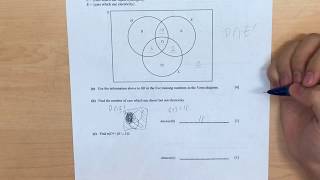 Past Paper  Set Notation amp Venn Diagrams Part 1 [upl. by Nikaniki635]