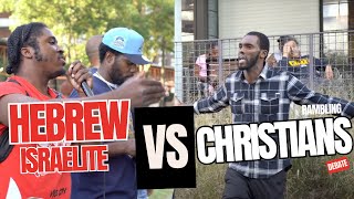 HEBREW ISRAELITE VS RAMBLING CHRISTIAN  WORK ON YOURSELF BEFORE YOU COME AT CAMPS [upl. by Ecinna]