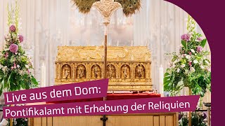 Live Pontifikalamt mit Erhebung der Reliquien des Heiligen Liborius [upl. by Khalin]