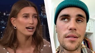 Hailey Bieber fala sobre rosto paralisado de Justin Bieber e saúde do casal [upl. by Aciraj67]