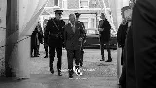 HRH The Prince of Wales – Visits Gaziano amp Girling [upl. by Airehtfele]