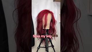 How many old wigs do you thrown out😉😉wigs lacewig redhair explore shorts [upl. by Callida]