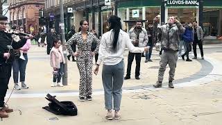 Arabic Dance  Music in City Center  Birmingham Colours [upl. by Hale]