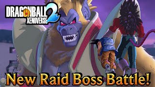 Dragon Ball Xenoverse 2 News New Raid Boss Battle against Great Ape Baby [upl. by Batty]