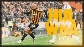 Hull City 12 West Bromwich Albion  Short Highlights  Sky Bet Championship [upl. by Martijn]