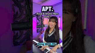 APT  Rosé amp Bruno Mars Longer Version Duet singwithme apt [upl. by Ataga]