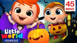 C’est l’Halloween   Comptines pour les toutpetits  Little World Français [upl. by Eldred]