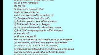 Hendrik Marsman  Gedicht Toren van Babel [upl. by Nesnah]