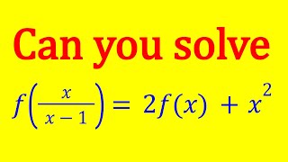 A Functional Equation from Samara Math Olympiads [upl. by Eitteb185]