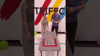 Tic Tac Toe Water Pong [upl. by Yelnoc]