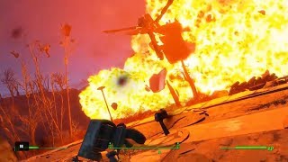 Fallout 4  Vertibird Crash Compilation [upl. by Balac]