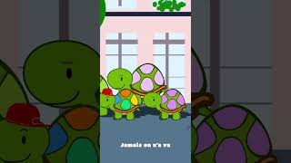 la famille tortue short  paroles [upl. by Aynek]