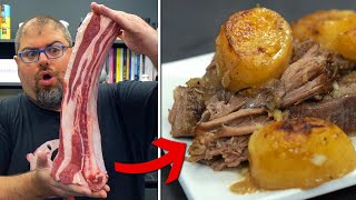 COSTILLAR de ternera AL HORNO con PATATAS ¡Carne súper tierna [upl. by Vergil]