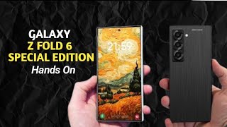 Samsung Galaxy Z Fold 6 Ultra Thinnest Foldable Yet for Asia [upl. by Karisa]