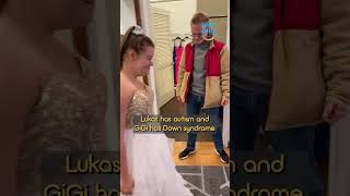 Teen with autisms reaction to his girlfriends new dress is just 🥰 shorts love dress [upl. by Elle]