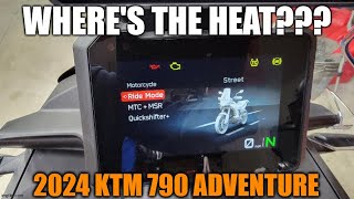 2024 KTM 790 Adventure Part 7 KTM powerparts heated grips [upl. by Snell]