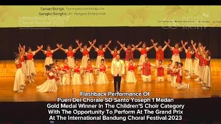 Pueri Dei Chorale SD Santo Yoseph I Medan Gold Medal Winner In The Children Choir Category IBCF 2023 [upl. by Enixam925]