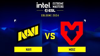 NAVI проти MOUZ  IEM Cologne 2024 [upl. by Nahsrad]