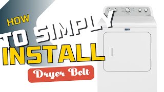 quot Easy DIY dryer belt installationquot [upl. by Aicnetroh317]