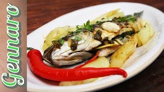 Grilled Seabass with Gennaro [upl. by Nilorac358]