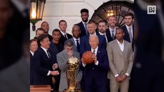 Biden celebra i Boston Celtics alla Casa Bianca [upl. by Eillor]