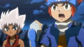 Beyblade Metal Fury  Chris amp Team Johannes vs Team Gingka vs Ryuga greek [upl. by Azmah506]