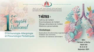 1er Journée Nationale D’ImmunologieAllergologie et Pneumologie Pédiatriques [upl. by Ahsilrac716]