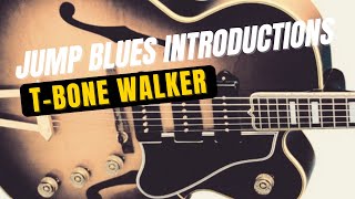 TBone Walker jump blues guitar song intros in A [upl. by Azzil75]