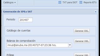 Contabilidad Electronica SAT Sinube [upl. by Jo Ann]