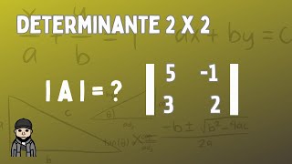 👉​DETERMINANTE de MATRIZ 2 X 2  Matetáctico [upl. by Haldi771]