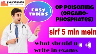 op poisoning organophosphate compoundsIrreversible anticholineesterasestreatmentpharmacology [upl. by Ledba]