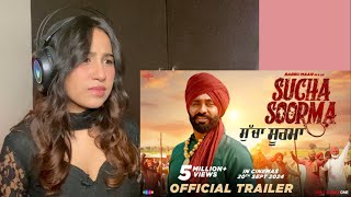 Reaction on Sucha Soorma  trailer   Babbu Maan [upl. by Benilda]