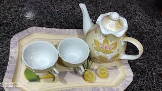 how to make lemongrass Tea  Weight loss tea  weightloss lemongrasstea AdanAbiha [upl. by Inilam542]