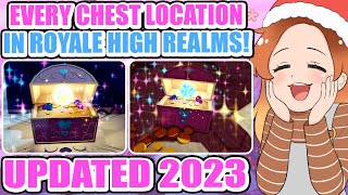 ALL CHEST LOCATIONS in Royale High Updated For Winter 2023 100000 Diamonds XP amp ITEMS [upl. by Mureil798]