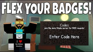 🔴LIVE Playing the NEW Flex your Badges update and GIVING OUT EXCLUSIVE INGAME CODES [upl. by Burd257]