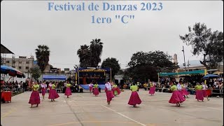 IE SINCHI ROCA 2023 1ro quotCquot Ica Categoría A  Festival de Danza Urb San AgustínComas [upl. by Ezarra]