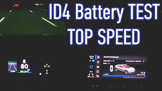 VW ID4 Autobahn Acceleration POV Top Speed Battery Range Test for 10 Min [upl. by Aldercy]